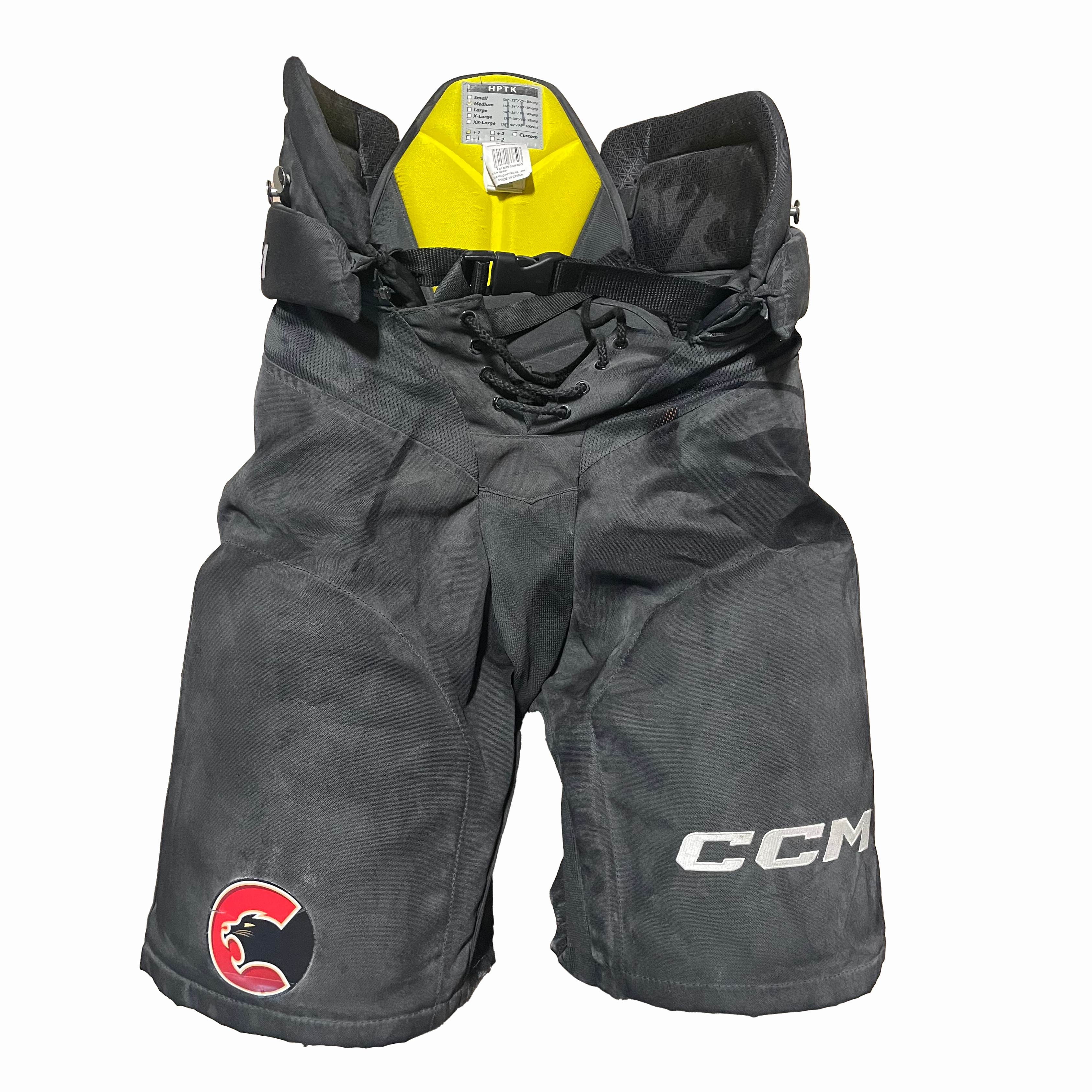 CCM HPTK - Pantalon de hockey WHL Pro Stock d'occasion (noir)